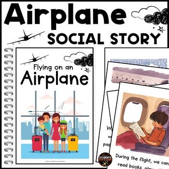 Preview of Airplane Social Story Flying On An Airplane
