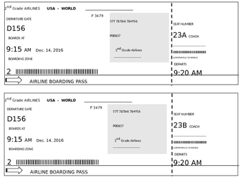 Preview of Christmas/Holidays Around the World Boarding Passes