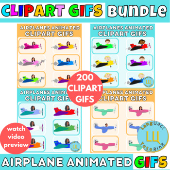 Preview of Airplane pilot clipart - Transportation clipart 
