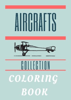 vintage airplane coloring page
