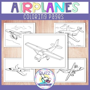 Airplane Activity Book For Kids Ages 4-8: Airplane Activity Book for Ages 4-8 - An Airplane Coloring Book for Kids With 40 Beautiful Airplanes Illustrations & Unique Gift for Children Boys and Girls [Book]