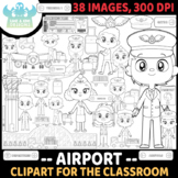 Airport Digital Stamps (Lime and Kiwi Designs)