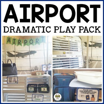 Preview of Airport Dramatic Play Pack Pre-K