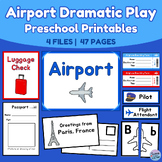 Airport Dramatic Play Preschool Printables