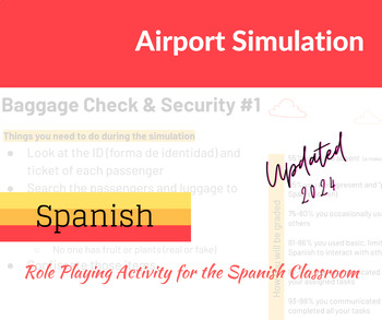 Preview of Airport Role Playing Simulation (Spanish)