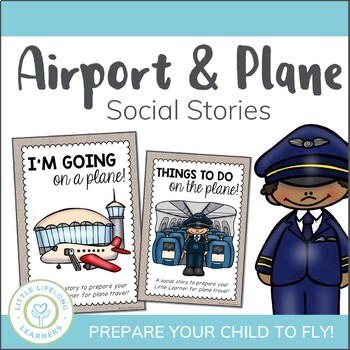 Preview of Airport Social Stories - Plane and Flying Preparation