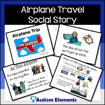 Preview of Airport Social Story- Visuals- Travel Visuals- SPED & Autism Resources