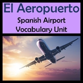 Airport Vocabulary Lists, Activities, Crossword, Games, & 