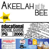 Akeelah and the Bee Movie Guide | Questions | Worksheet | 