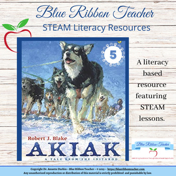Preview of Iditarod Race Alaska STEAM Literacy STEM Grade 5
