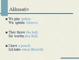 Akkusativ: Teaching the Accusative Case (Deutsch Aktuell)