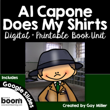 Preview of Al Capone Does My Shirts Novel Study: Digital + Printable Book Unit