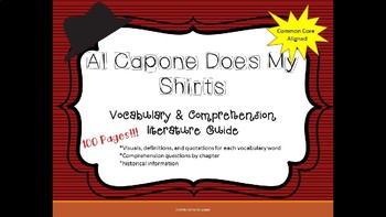 Preview of Al Capone Does My Shirts Vocabulary and Comprehension Powerpoint