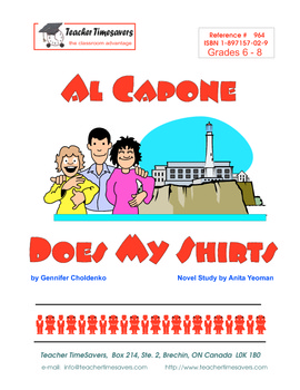 Preview of Al Capone Does My Shirts by Gennifer Choldenko: Newbery Novel Study