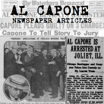 Preview of Al Capone Newspaper Articles Part 1 1926 - 1931