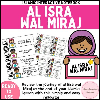 Preview of Al Isra wal Miraj - Islamic Interactive Notebook Activity