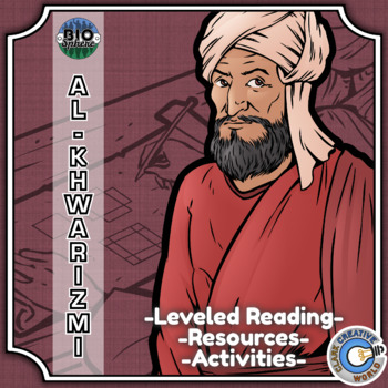 Preview of Al-Khwarizmi Biography - Reading, Digital INB, Slides & Activities