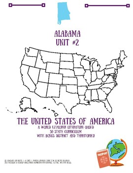 Preview of Alabama :  A Literature Based United States Unit Study for K-6 Learners