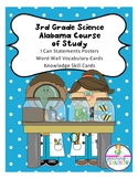 AL Course of Study 3rd Grade Science "I Can" Posters Vocab