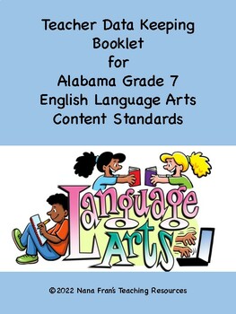 Preview of Alabama Grade 7 ELA Data Tracking Booklet