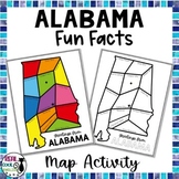 Alabama Map Activity | Fun State Facts