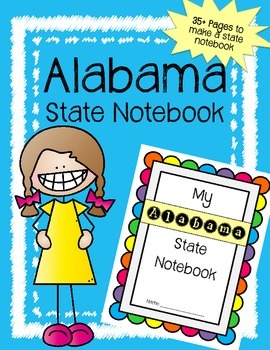 Preview of Alabama State Notebook / US State History / Geography