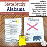 Alabama State Study Flap Book with Posters and Projects