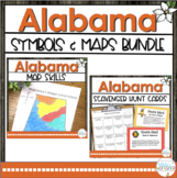 Alabama Symbols and Maps Bundle