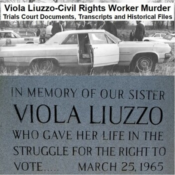 Preview of Alabama Viola Liuzzo-Civil Rights Worker Murder Trials Court Documents. Transcri