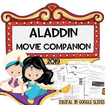 Preview of Aladdin 2019 Huge Movie Companion & Guide | Print & GO End of Year Activities