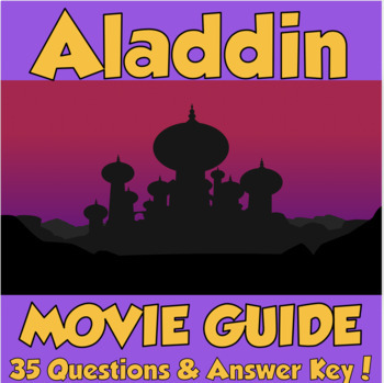 Preview of Aladdin Movie Guide (2019) *35 Questions & Answer Key!*