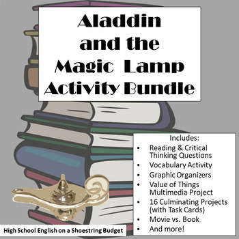 Preview of Aladdin and the Magic Lamp Activity Bundle, PDF version