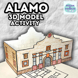 Alamo 3D Model - Fun & Interactive Social Studies Project/Craft!