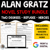 Alan Gratz Novel Study BUNDLE for novels: Refugee, Two Deg