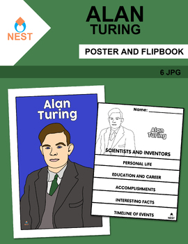 Preview of Alan Turing Poster and Flipbook