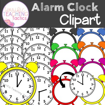 Preview of Alarm Clock Clip Art for Telling Time