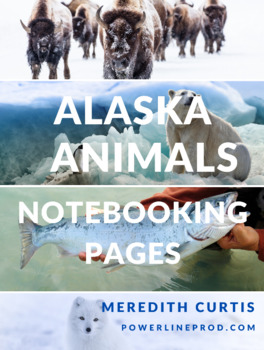 Preview of Alaska Animals Notebooking Pages