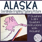 Alaska Coordinate Graphing Picture 1st Quadrant & ALL 4 Quadrants
