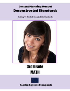 Preview of Alaska Deconstructed Standards Content Planning Manual 3rd Grade Math