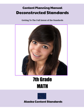 Preview of Alaska Deconstructed Standards Content Planning Manual 7th Grade Math