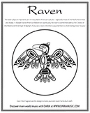 Alaska Native American Symbols – Raven
