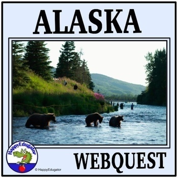 Preview of Alaska Webquest with Easel Activity