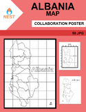 Albania Map Collaboration Poster