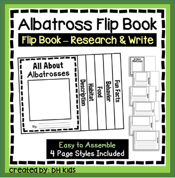 Preview of Albatross Report, Science Flip Book Research Project, Bird Writing