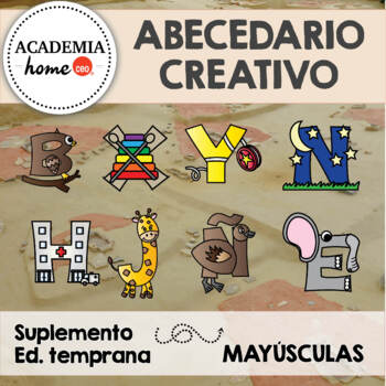 Preview of Abecedario Creativo en Mayúsculas / Spanish Letter Crafts