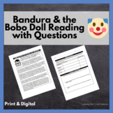 Albert Bandura & the Bobo Doll Experiment One-Page Reading
