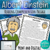 Albert Einstein Biography Reading Comprehension Passage