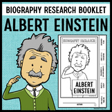 Albert Einstein Biography Research Booklet