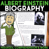 Albert Einstein Biography Research, Reading Passage, Graph