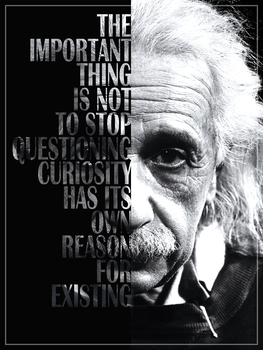Words related to Albert Einstein Quote artwork Einstein the Universe Poster